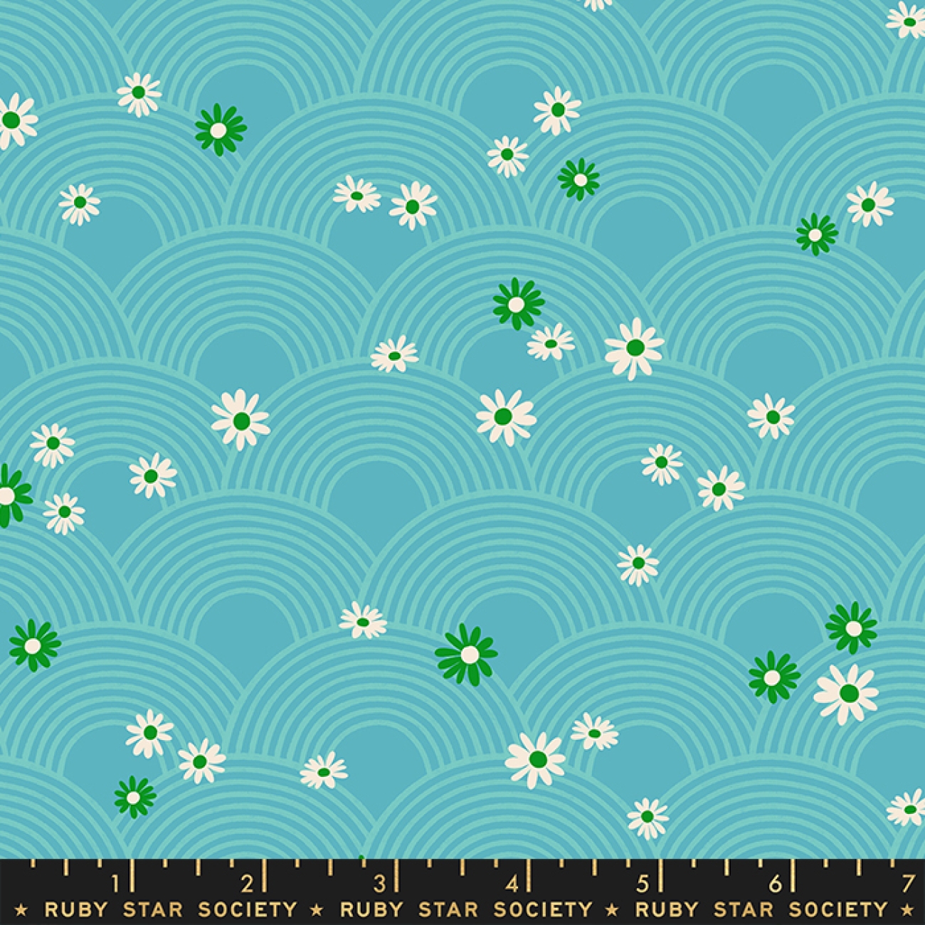 Patchwork Baumwolle - Ruby Star Society - Melody Miller - Rise and Shine - Meadow Florals Geometric